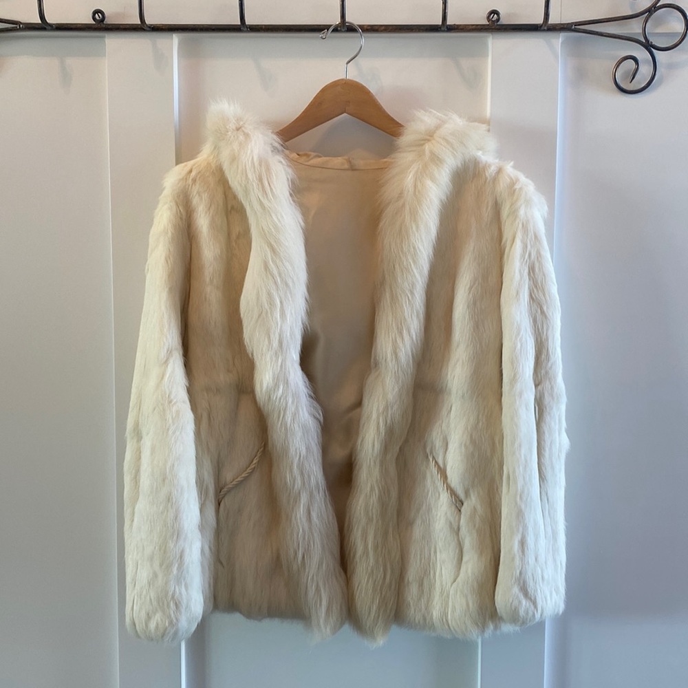 100% Rabbit Fur Coat